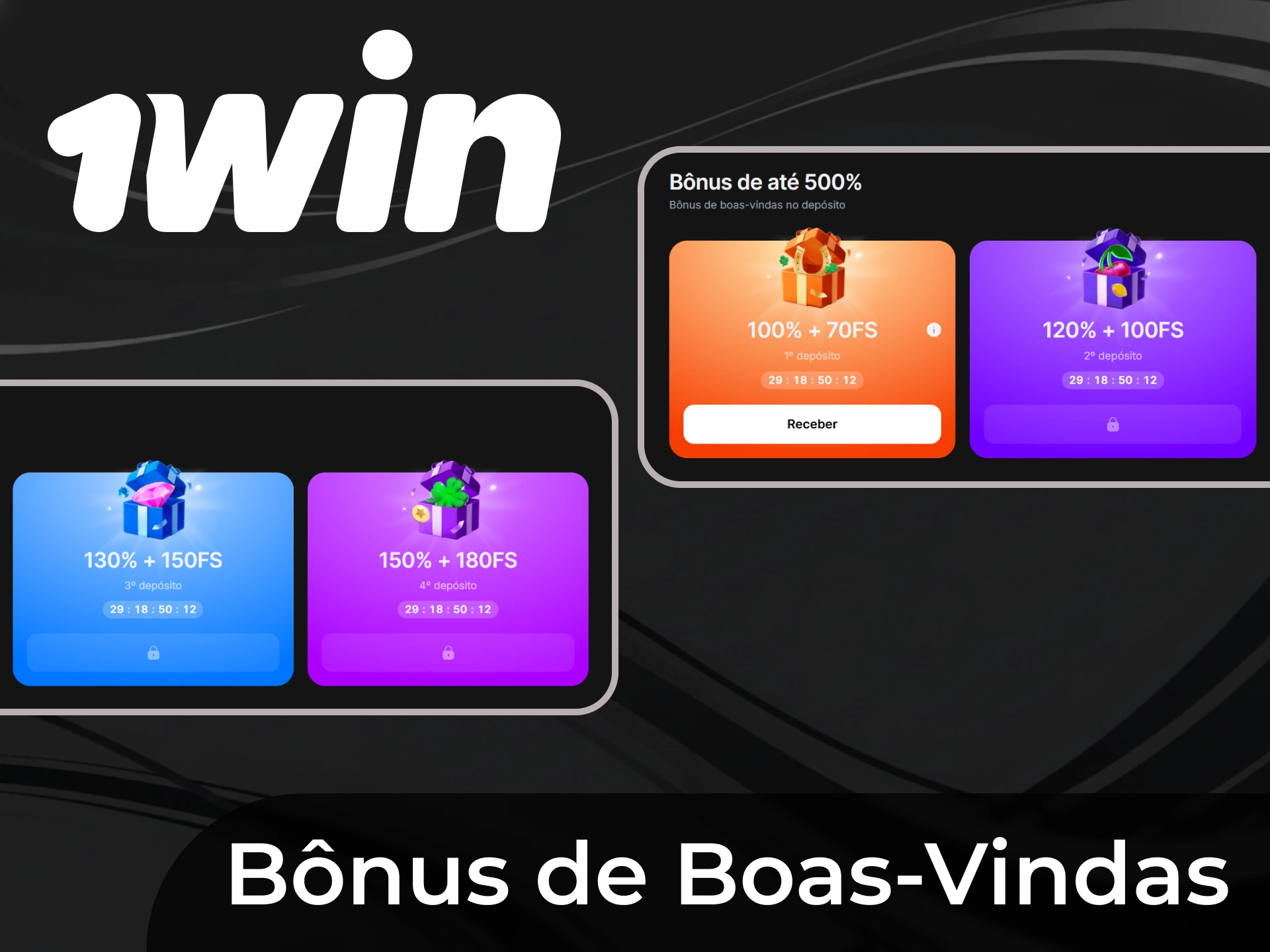 Receba um bônus de boas-vindas ao recarregar sua conta no aplicativo 1win.