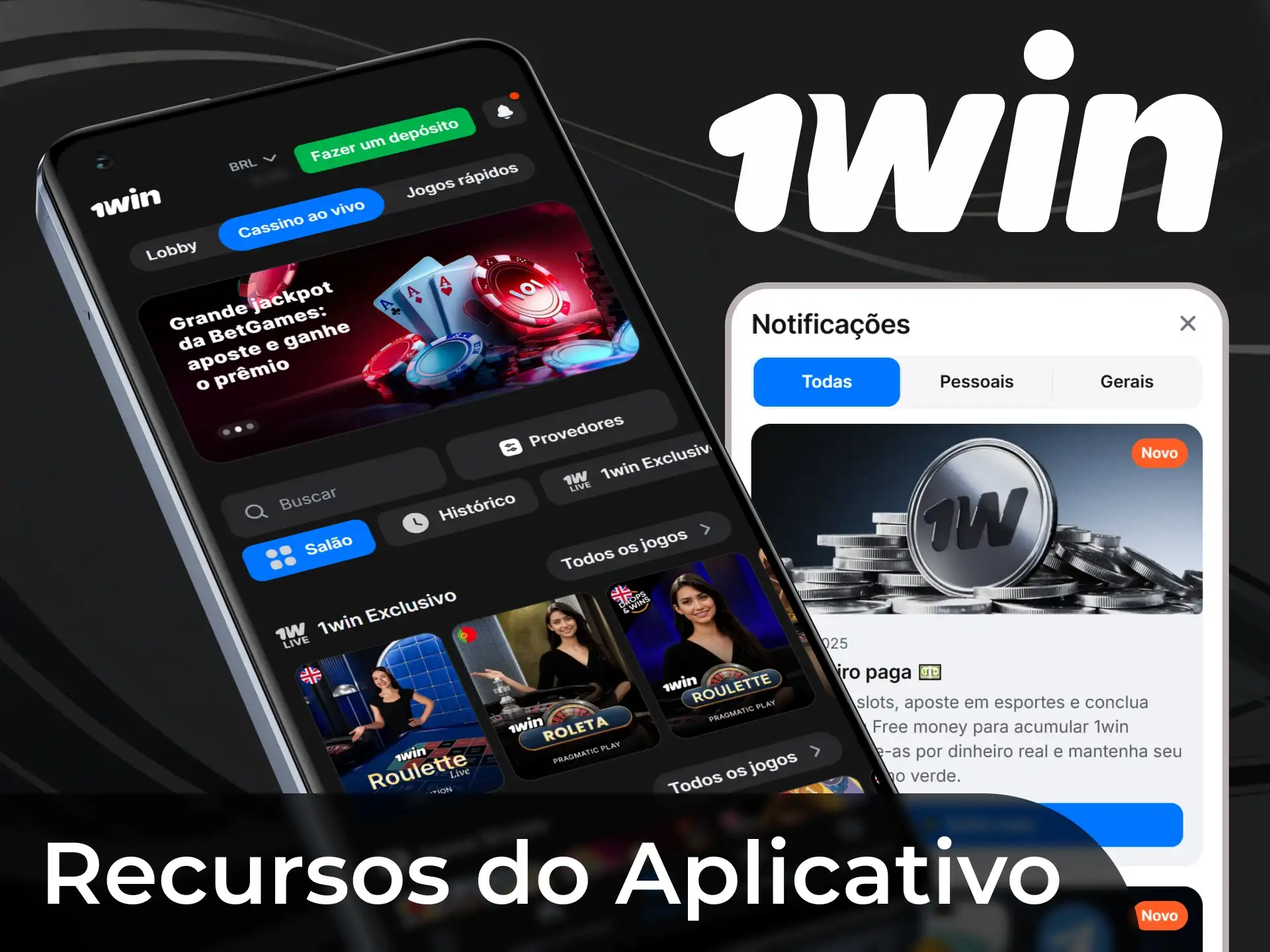 O aplicativo 1win é perfeitamente otimizado para diferentes sistemas operacionais.